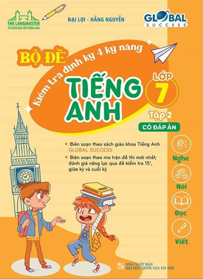 Bo de kiem tra dinh ky 4 ky nang nghe noi doc viet Tieng Anh lop 7