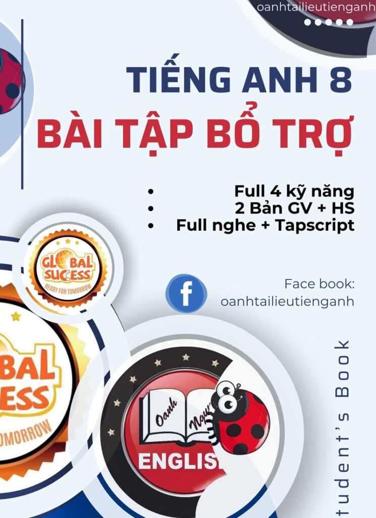 Bo so 13. Bai tap bo tro tieng Anh 8