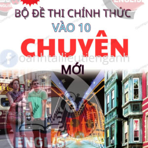 Bo so 14. Bo de thi chinh thuc vao 10 chuyen