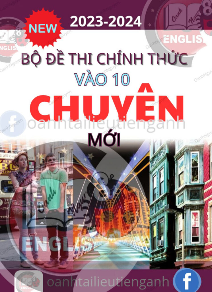 Bo so 14. Bo de thi chinh thuc vao 10 chuyen