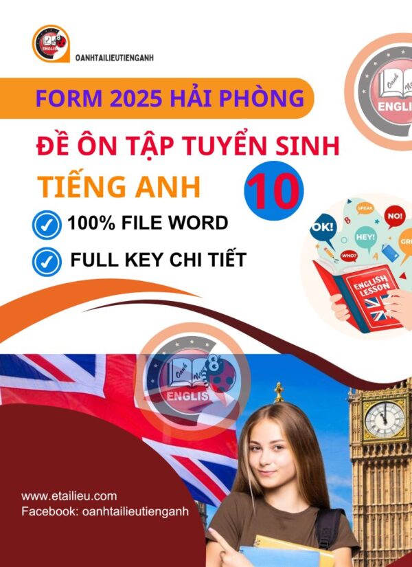 Đề Ôn Tập Tuyển Sinh Tiếng Anh 10