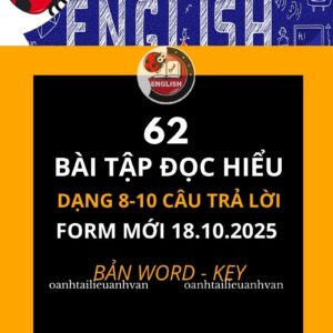 62 Bài Tập Đọc Hiểu