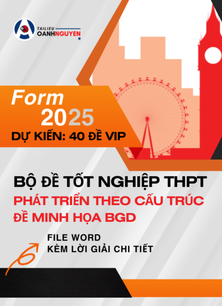 40 Đề Minh Họa Tốt Nghiệp THPT