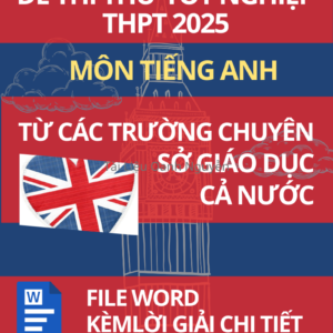 Đề Thi Thử Tốt Nghiệp THPT 2025