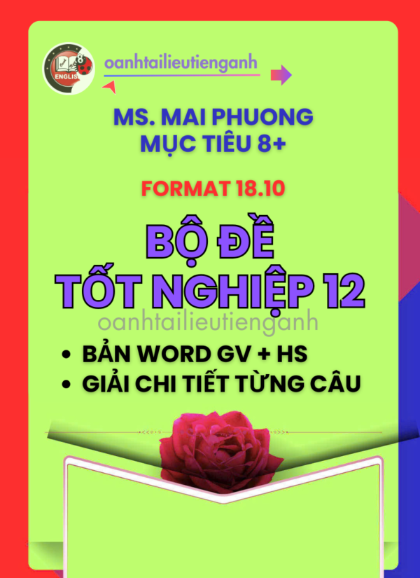 Bộ Đề Tốt Nghiệp 12 Chinh Phục Điểm 8+
